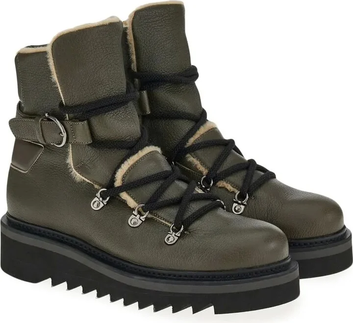 Lace-Up Hiking Boots - Image 2