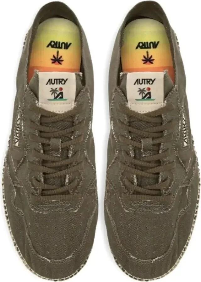 Lace-Up Jute Sneakers - Image 3