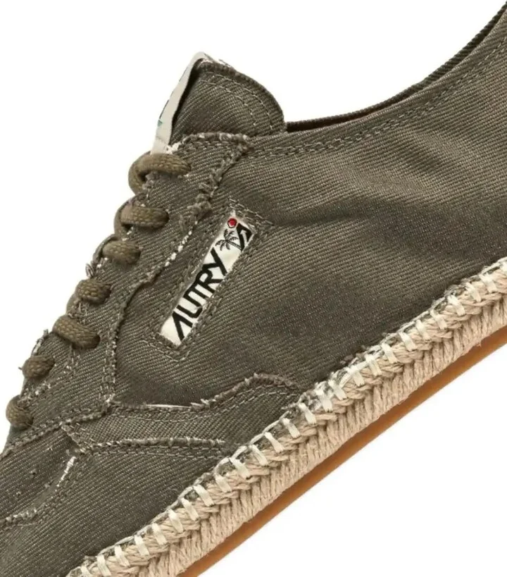 Lace-Up Jute Sneakers - Image 4