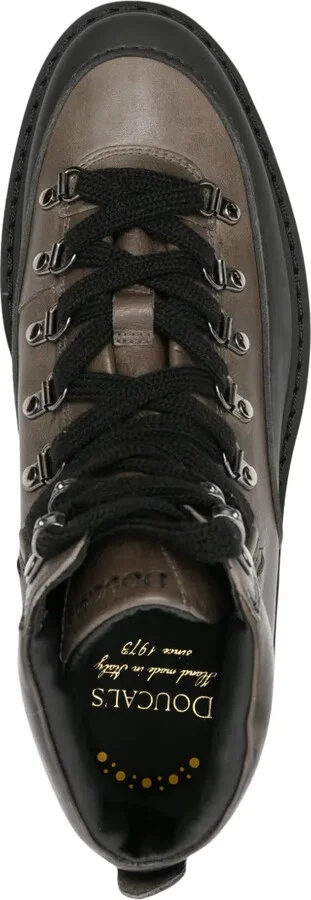 Lace-Up Leather Ankle Boots - Image 4