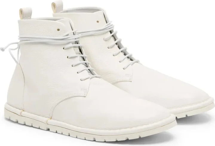 Lace-Up Leather Ankle Boots - Image 2