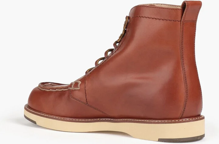 Lace-up leather ankle boots - Image 6