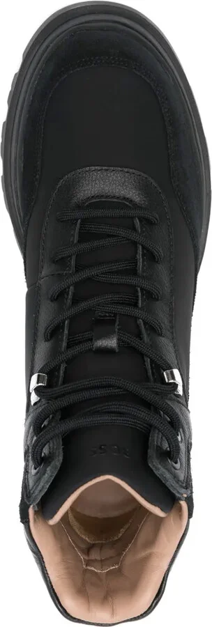 Lace-Up Leather Ankle Boots - Image 4