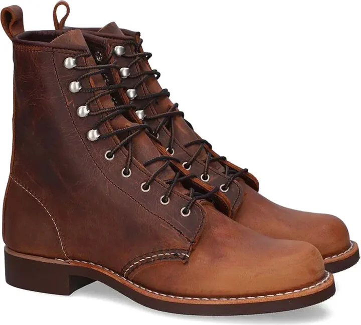 Lace-Up Leather Ankle Boots - Image 2