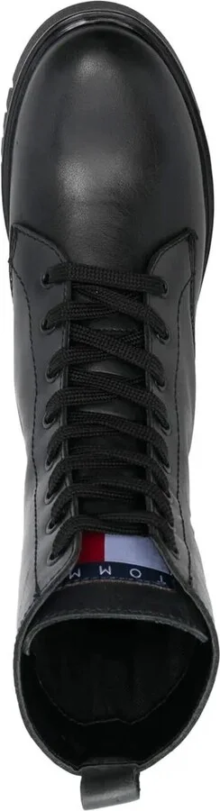 Lace-Up Leather Ankle Boots - Image 4
