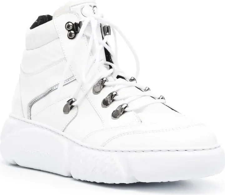 Lace-Up Leather Ankle Boots - Image 2
