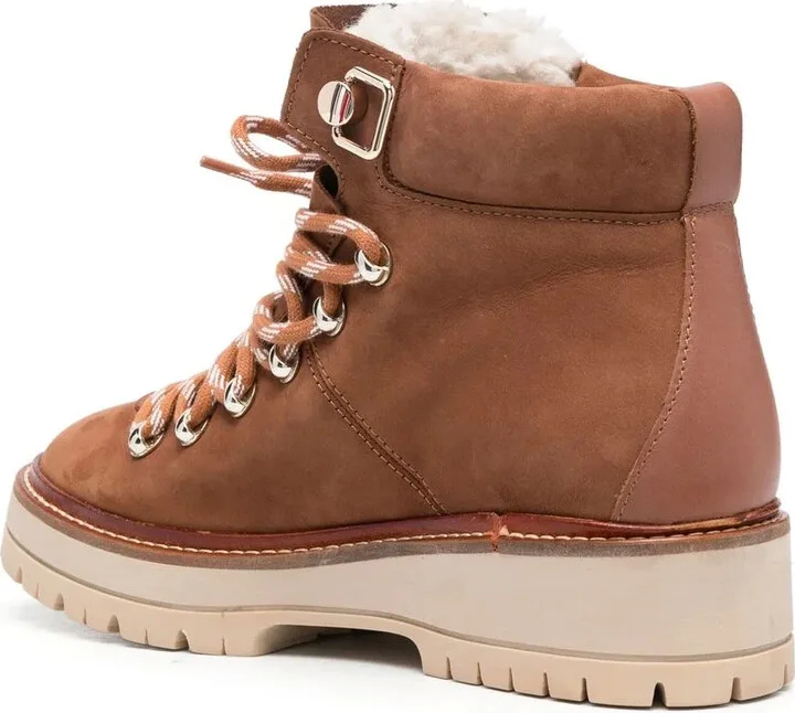 Lace-Up Leather Ankle Boots - Image 3
