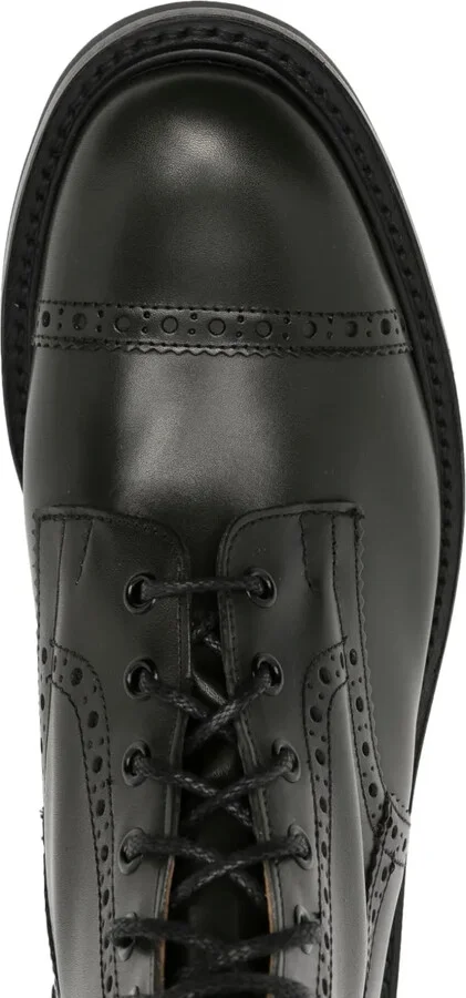 Lace-Up Leather Ankle Boots - Image 4