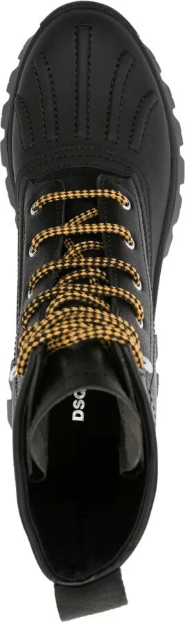 Lace-Up Leather Ankle Boots - Image 4