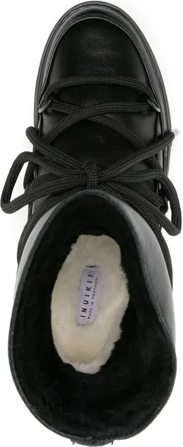 Lace-Up Leather Ankle Boots - Image 4