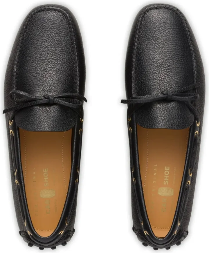 Lace-Up Leather Boat Shoes - Image 4