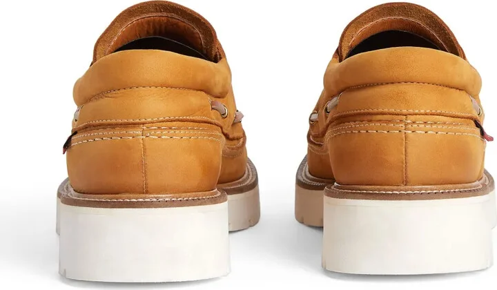 Lace-Up Leather Boat Shoes - Image 3
