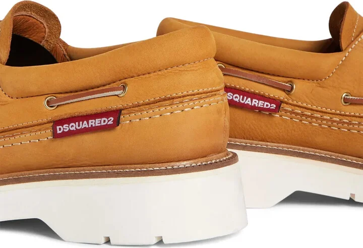 Lace-Up Leather Boat Shoes - Image 4