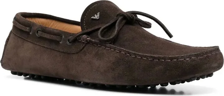Lace-Up Leather Boat Shoes - Image 2