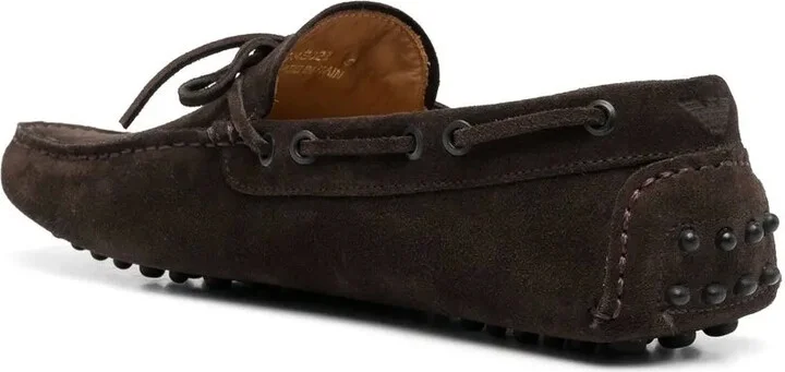 Lace-Up Leather Boat Shoes - Image 3