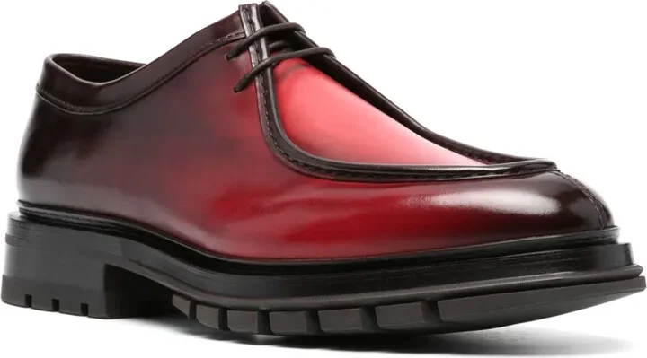 lace-up leather Boat shoes - Image 2