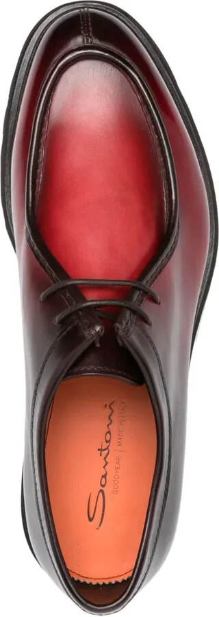 lace-up leather Boat shoes - Image 4