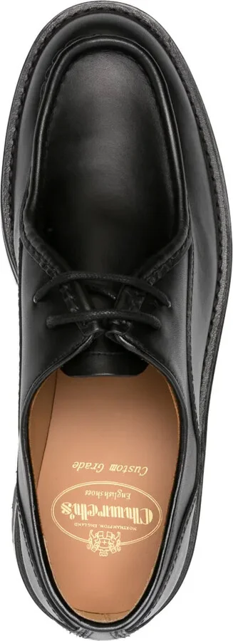 Lace-Up Leather Boat Shoes - Image 4