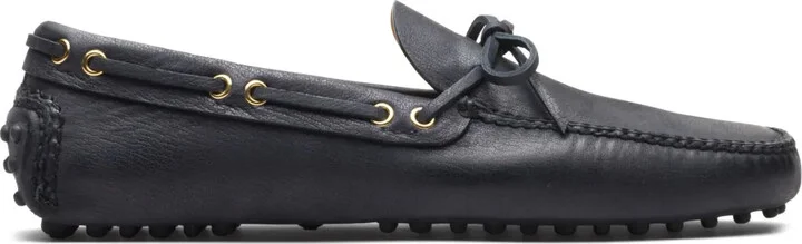 Lace-Up Leather Boat Shoes