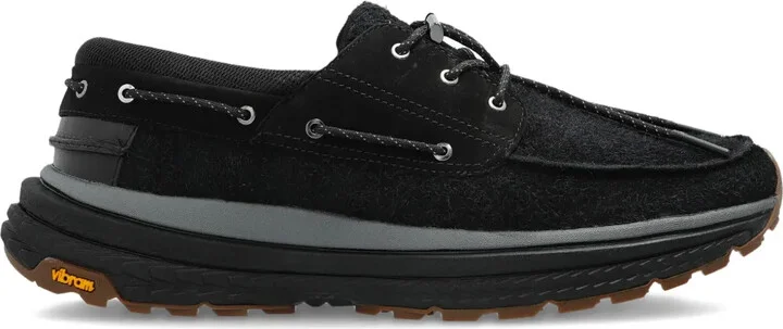 Lace-Up Leather Boat Shoes