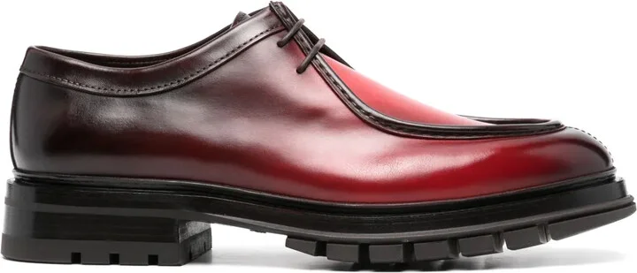 lace-up leather Boat shoes