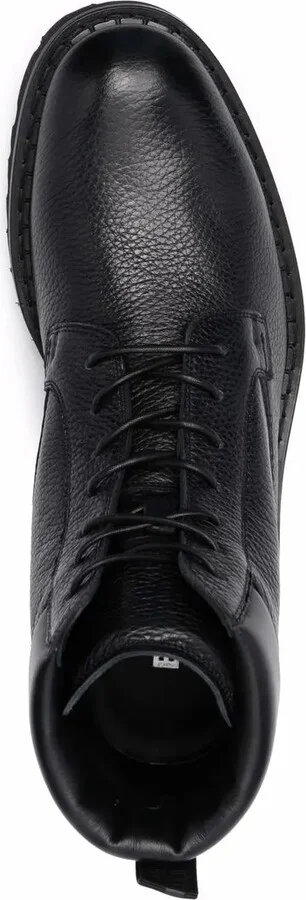 Lace-Up Leather Booties - Image 4