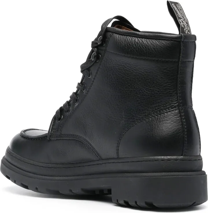 Lace-Up Leather Boots - Image 3