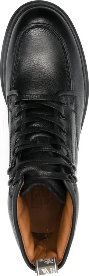 Lace-Up Leather Boots - Image 4