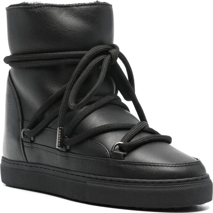 Lace-Up Leather Boots - Image 2