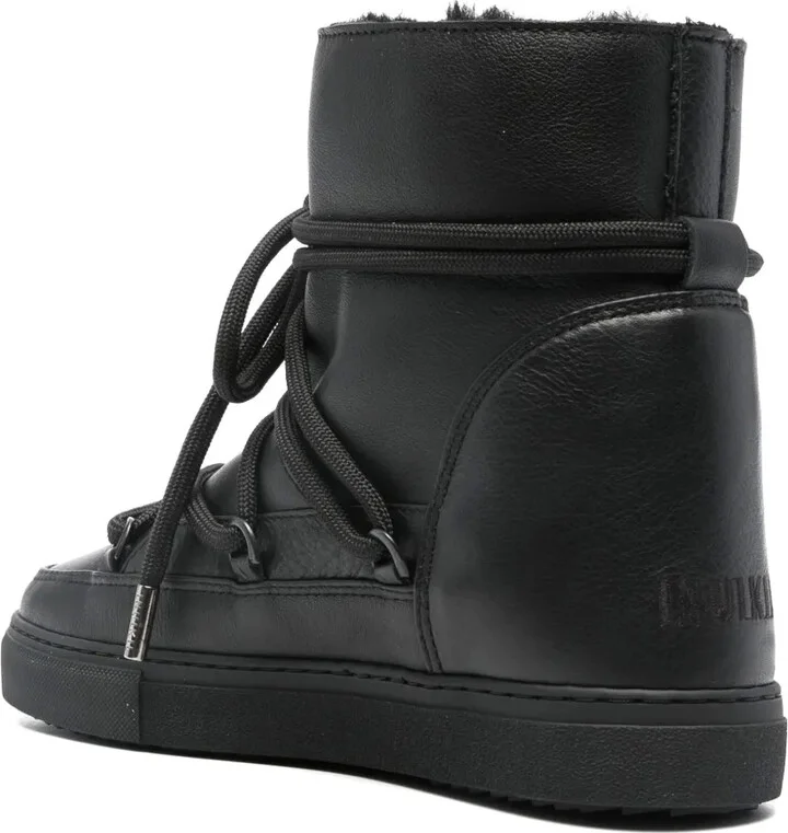 Lace-Up Leather Boots - Image 3