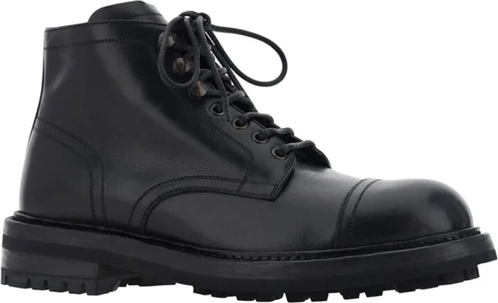 Lace-up Leather Boots - Image 2