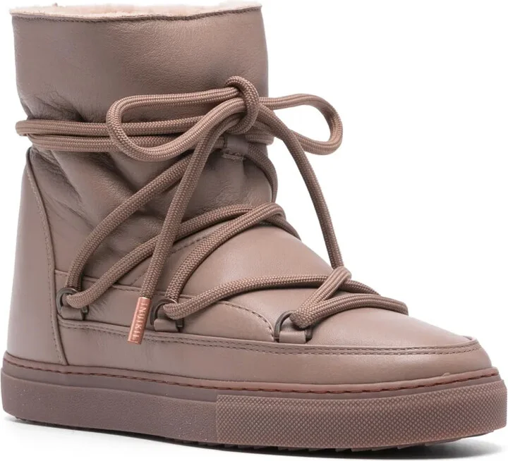Lace-Up Leather Boots - Image 2