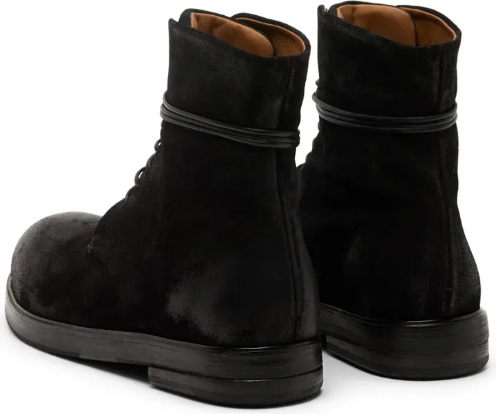 Lace-Up Leather Boots - Image 3
