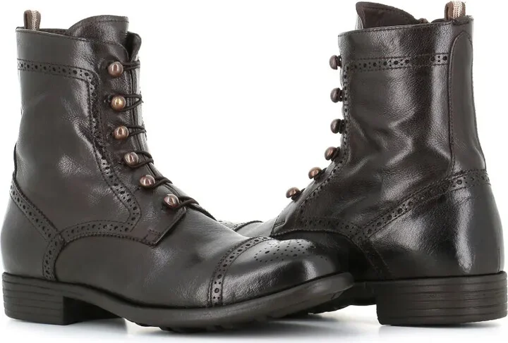 Lace-Up Leather Boots - Image 3