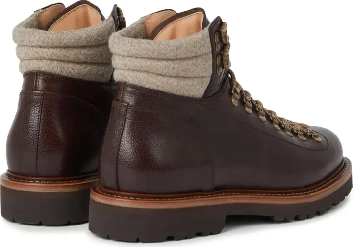 Lace-Up Leather Boots - Image 3