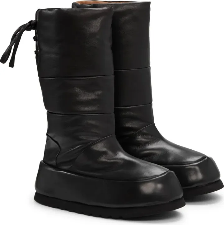 Lace Up Leather Boots - Image 2