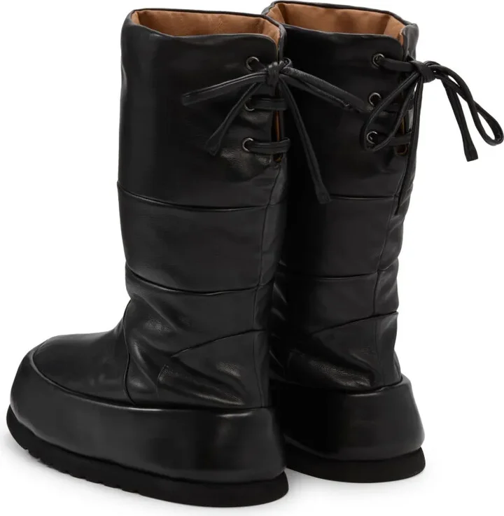 Lace Up Leather Boots - Image 3