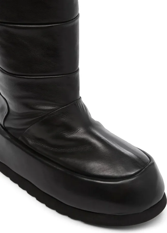 Lace Up Leather Boots - Image 4