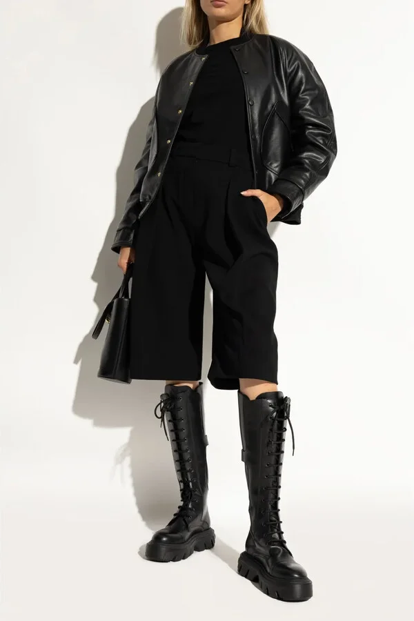 Lace-Up Leather Boots - Image 3