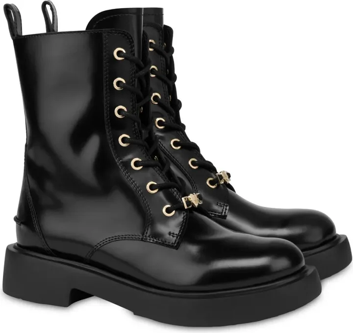Lace Up Leather Boots - Image 2