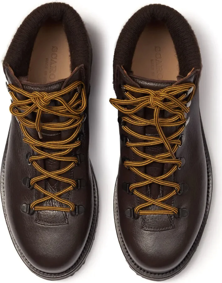 Lace-Up Leather Boots - Image 3