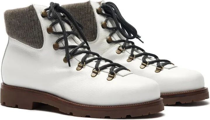 Lace-Up Leather Boots - Image 2
