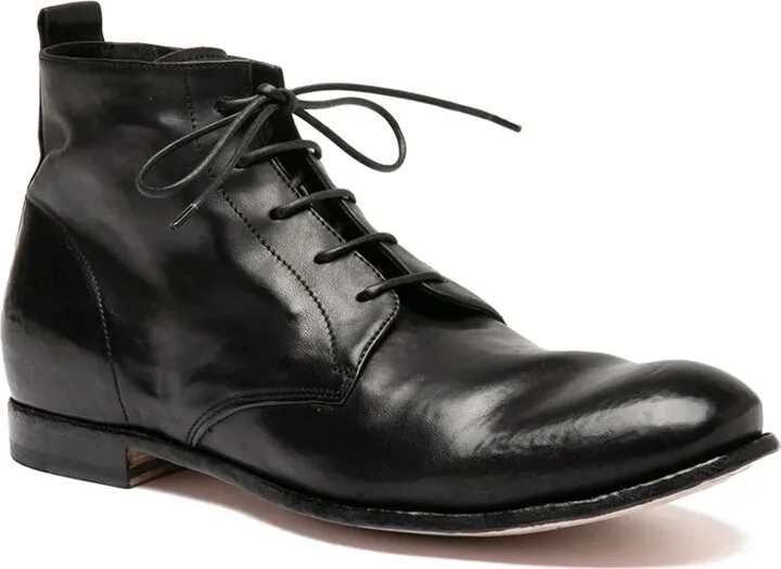 Lace-Up Leather Boots - Image 2