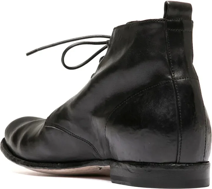 Lace-Up Leather Boots - Image 3