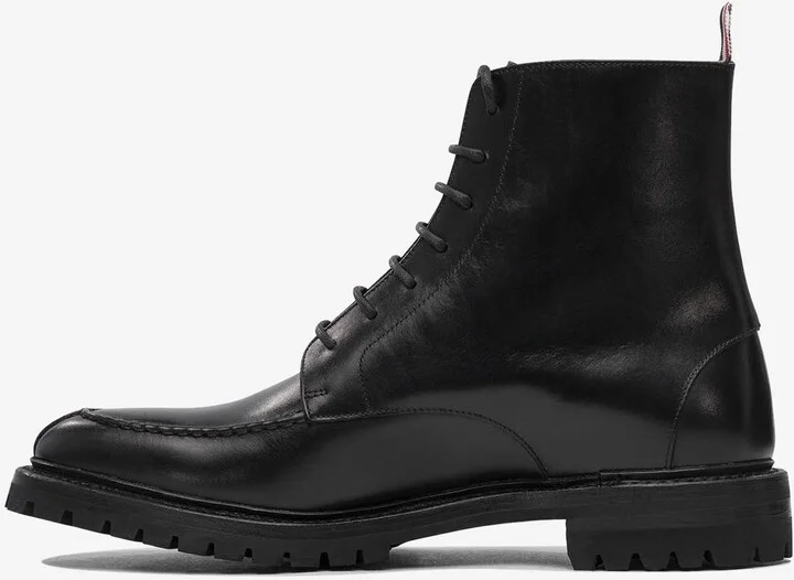Lace-Up Leather Boots - Image 2
