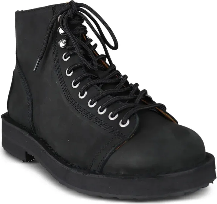 Lace-Up Leather Boots - Image 2