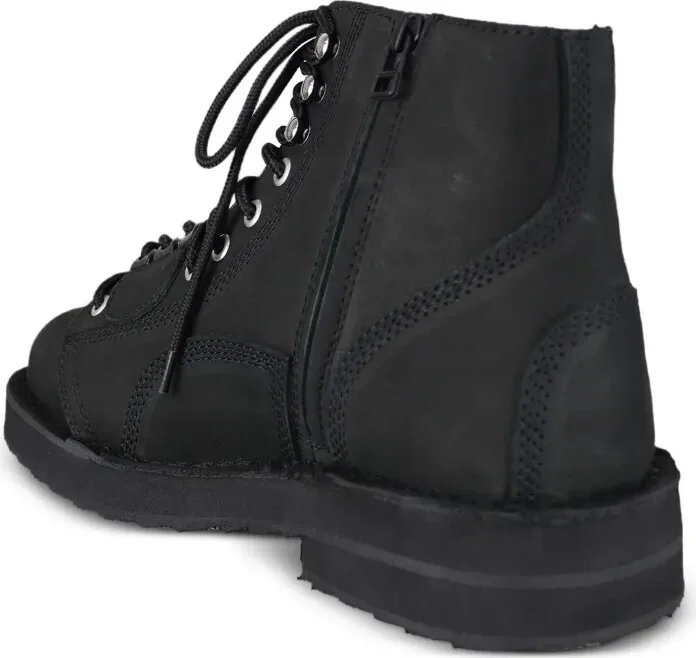 Lace-Up Leather Boots - Image 3