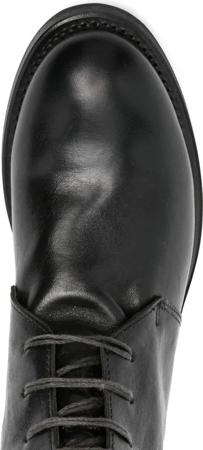 Lace-Up Leather Boots - Image 4