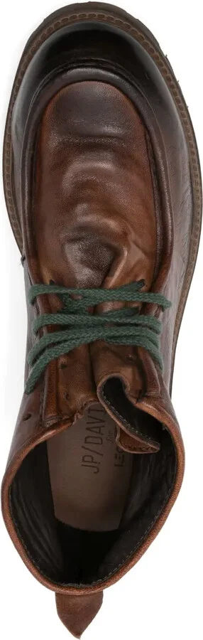 Lace-Up Leather Boots - Image 4