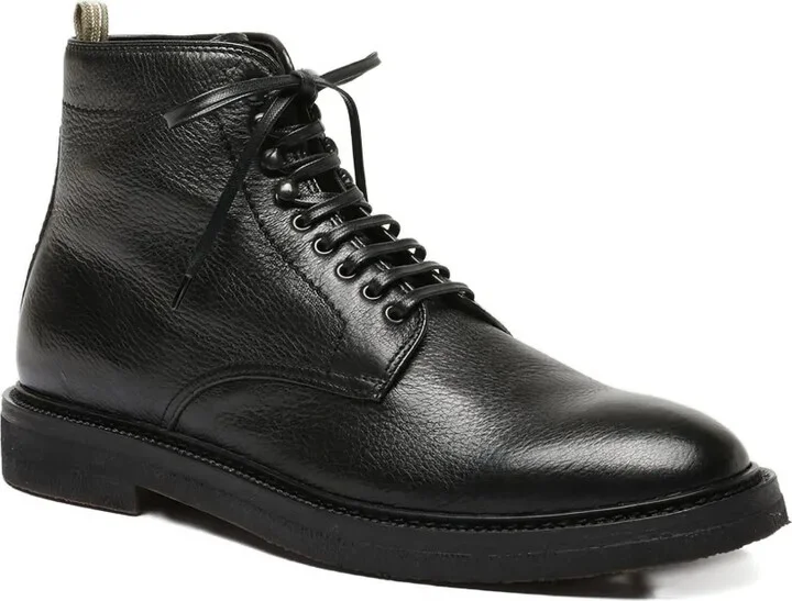 Lace-Up Leather Boots - Image 2